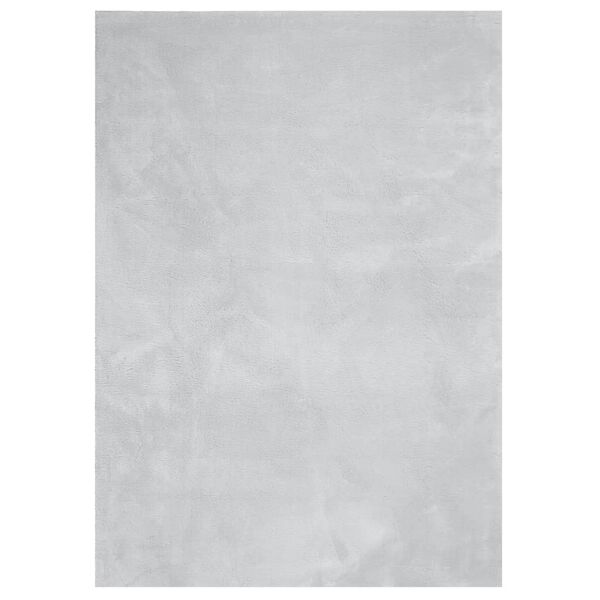vidaXL Tapis HUARTE &agrave; poils courts doux et lavable gris 200x280 cm