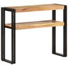 vidaXL Table console 90x30x75 cm Bois d'acacia massif