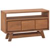 vidaXL Meuble TV 80x30x50 cm Bois de teck massif