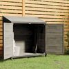vidaXL Remise de jardin Anthracite 102x52x112 cm Bois de sapin solide