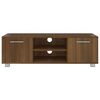 vidaXL Meuble TV chêne marron 110x40x35 cm bois d'ingénierie