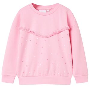 Sweatshirt pour enfants rose 128