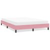 vidaXL Cadre de lit sans matelas rose 160x210 cm velours