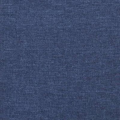 vidaXL Repose-pied Bleu 78x56x32 cm Tissu