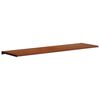 vidaXL Appui de fen&ecirc;tre Bois Brun 160 x 45 x 4,5 cm PVC