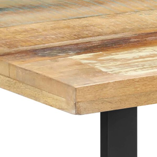 vidaXL Table à manger 120x60x76 cm Bois de récupération massif