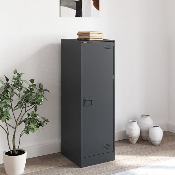 vidaXL Buffet anthracite 34,5x39x107 cm acier