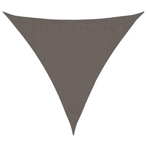 vidaXL Parasol en PEHD triangulaire 3,6 x 3,6 x 3,6 m Anthracite