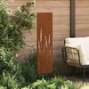vidaXL Écran de confidentialité de jardin Fretwork Rouillé 32 x 140 cm