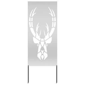 vidaXL &Eacute;cran de confidentialit&eacute; de jardin Argent&eacute; 50 x 140 cm