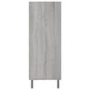 vidaXL Armoire &agrave; &eacute;tag&egrave;res sonoma gris 69,5x32,5x90cm bois d'ing&eacute;nierie