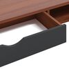 vidaXL Bureau d'ordinateur avec tiroir marron 110x50x75 cm