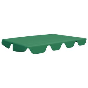 vidaXL Toit de rechange de balan&ccedil;oire vert 150/130x105/70 cm