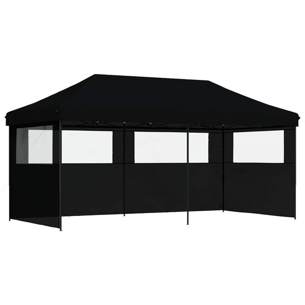 vidaXL Tente de f&ecirc;te Noir 292 x 580 x 315 cm Tissu Oxford