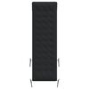 vidaXL Coussin de chaise longue noir 160x50x10 cm similicuir daim