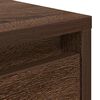 vidaXL Table basse avec tiroirs ch&ecirc;ne marron 70,5x70x40 cm