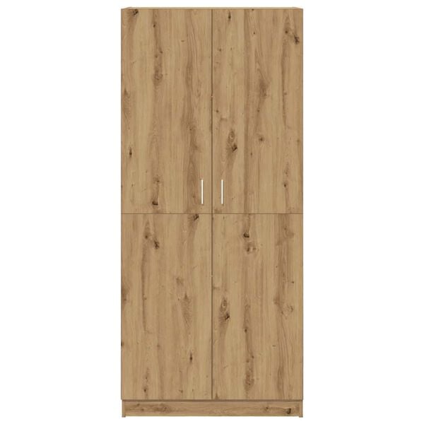 vidaXL Armoire en ch&ecirc;ne artisanal 90 x 52 x 200 cm bois d'ing&eacute;nierie