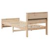 vidaXL Cadre de lit Marron 100 x 200 cm Bois d'ing&eacute;nierie