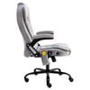 vidaXL Chaise de bureau de massage Gris clair Velours