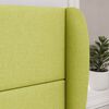 vidaXL Oreille de t&ecirc;te de lit Vert 80 x 23 x 6 cm tissu