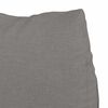 vidaXL Coussin de Dos Taupe 45 x 20 x 35 cm tissu