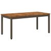 vidaXL Table basse Naturel et caf&eacute; 50 x 100,5 x 45 cm
