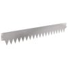 vidaXL Bordure de Pelouse 50 pc 103 x 15 cm m&eacute;tal Argent&eacute;