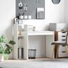 vidaXL Bureau avec étagère Blanc 100 x 40 x 90 cm Bois d'ingénierie