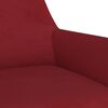 vidaXL Chaises pivotantes &agrave; manger lot de 6 Rouge bordeaux Velours