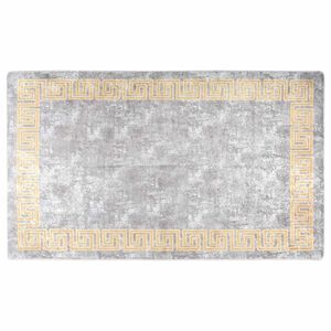 vidaXL Tapis lavable antid&eacute;rapant 120x180 cm gris