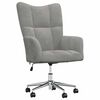 vidaXL Chaise de relaxation Gris clair Velours