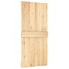 vidaXL Porte NARVIK Naturel 95 x 210 cm Bois de pin massif