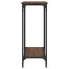 vidaXL Table console chêne marron 101x30,5x75 cm bois d'ingénierie
