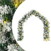 vidaXL Guirlande de No&euml;l Vert et blanc 270 cm PVC 50 LED