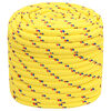 vidaXL Corde utilitaire polyvalente 18 mm 50 m Jaune PP