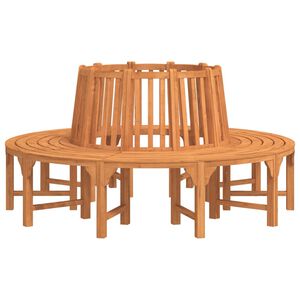 vidaXL Banc de tour d'arbre rond &Oslash;208 cm bois massif eucalyptus