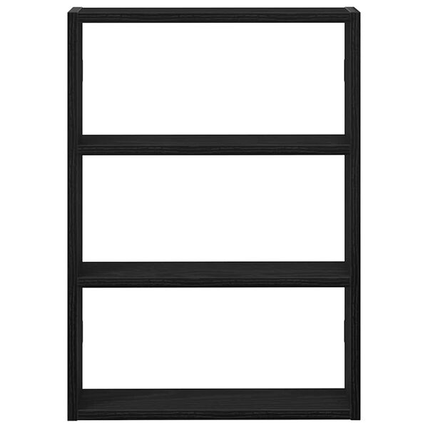 vidaXL Étagère murale noir 43x9x60 cm bois d'ingénierie