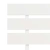 vidaXL Cadre de lit sans matelas blanc 180x200 cm bois massif de pin