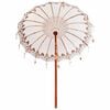 vidaXL Parasol balinais Cr&egrave;me 185 x 185 x 260 cm