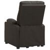 vidaXL Fauteuil de massage Taupe Tissu