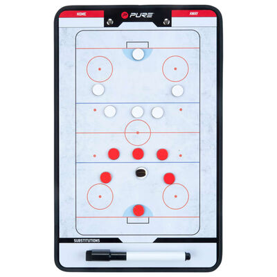 Pure2Improve Tableau d’entraîneur Hockey sur glace 35x22 cm P2I100640