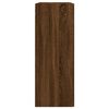 vidaXL Armoires murales 2 pcs ch&ecirc;ne marron bois d'ing&eacute;nierie