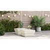 vidaXL Tables de jardin 2 pcs 60x60x30 cm Bois d'épicéa imprégné