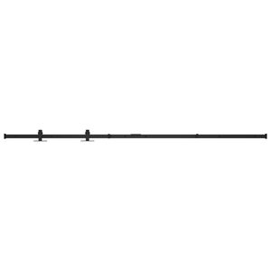 vidaXL Kit mini de porte d'armoire coulissante Acier au carbone 183 cm