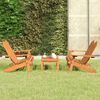 vidaXL Ensemble de salon de jardin Adirondack 3 pcs bois acacia solide