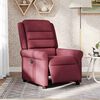 vidaXL Fauteuil inclinable &eacute;lectrique Rouge bordeaux Tissu