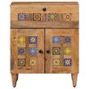 vidaXL Cabinet de chevet Naturel 50 x 33 x 60 cm Bois de mangue massif