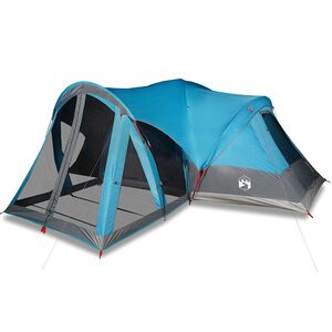 vidaXL Tente familiale tipi 8 personnes bleu imperm&eacute;able