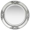 vidaXL Miroir mural style baroque 50 cm Argent&eacute;
