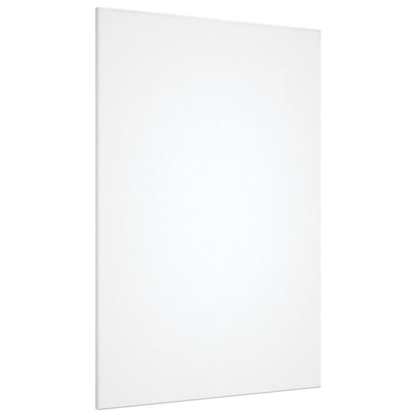 vidaXL Toiles &agrave; peindre 12 pcs blanc tissu et bois massif pin